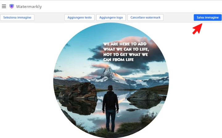 come aggiungere testo alla foto online
