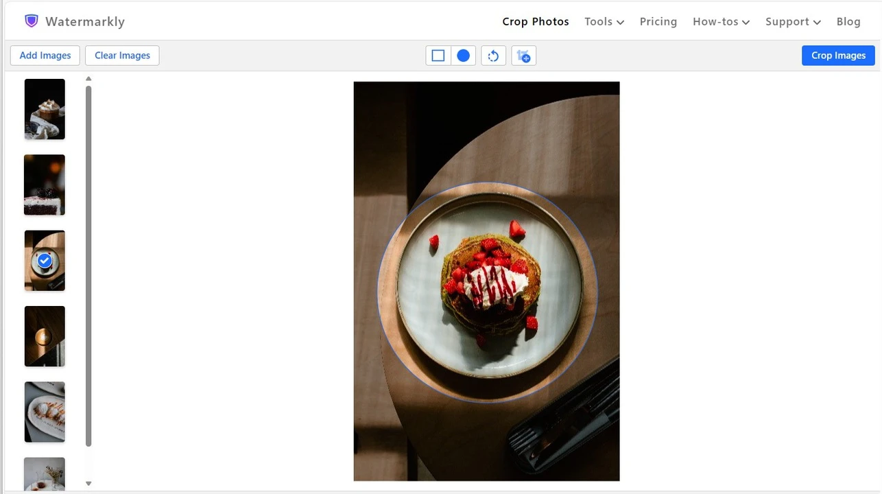 how to crop a photo into a circle