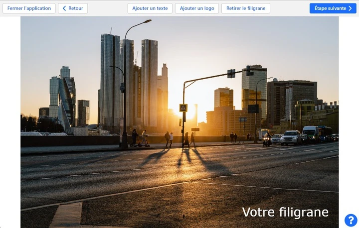logiciel filigrane photo gratuit