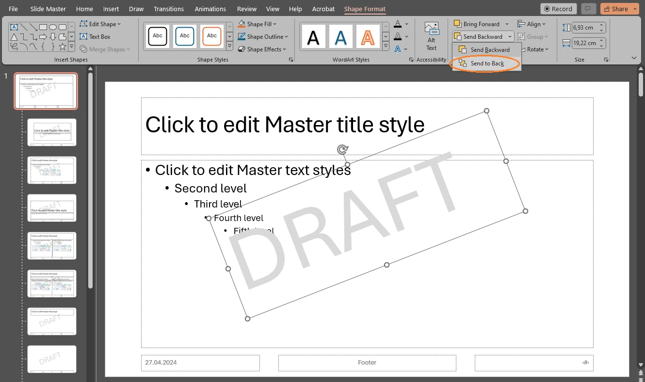 wasserzeichen powerpoint