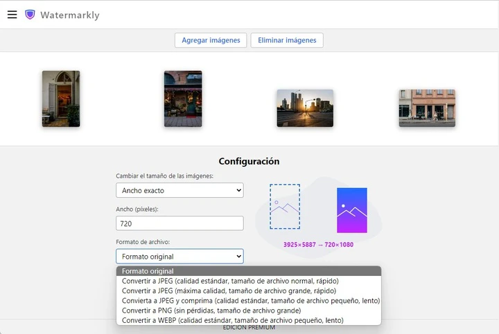 redimensionar foto online