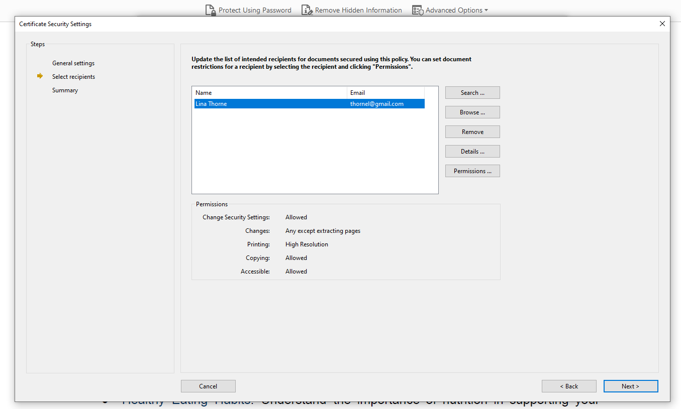 secure PDF